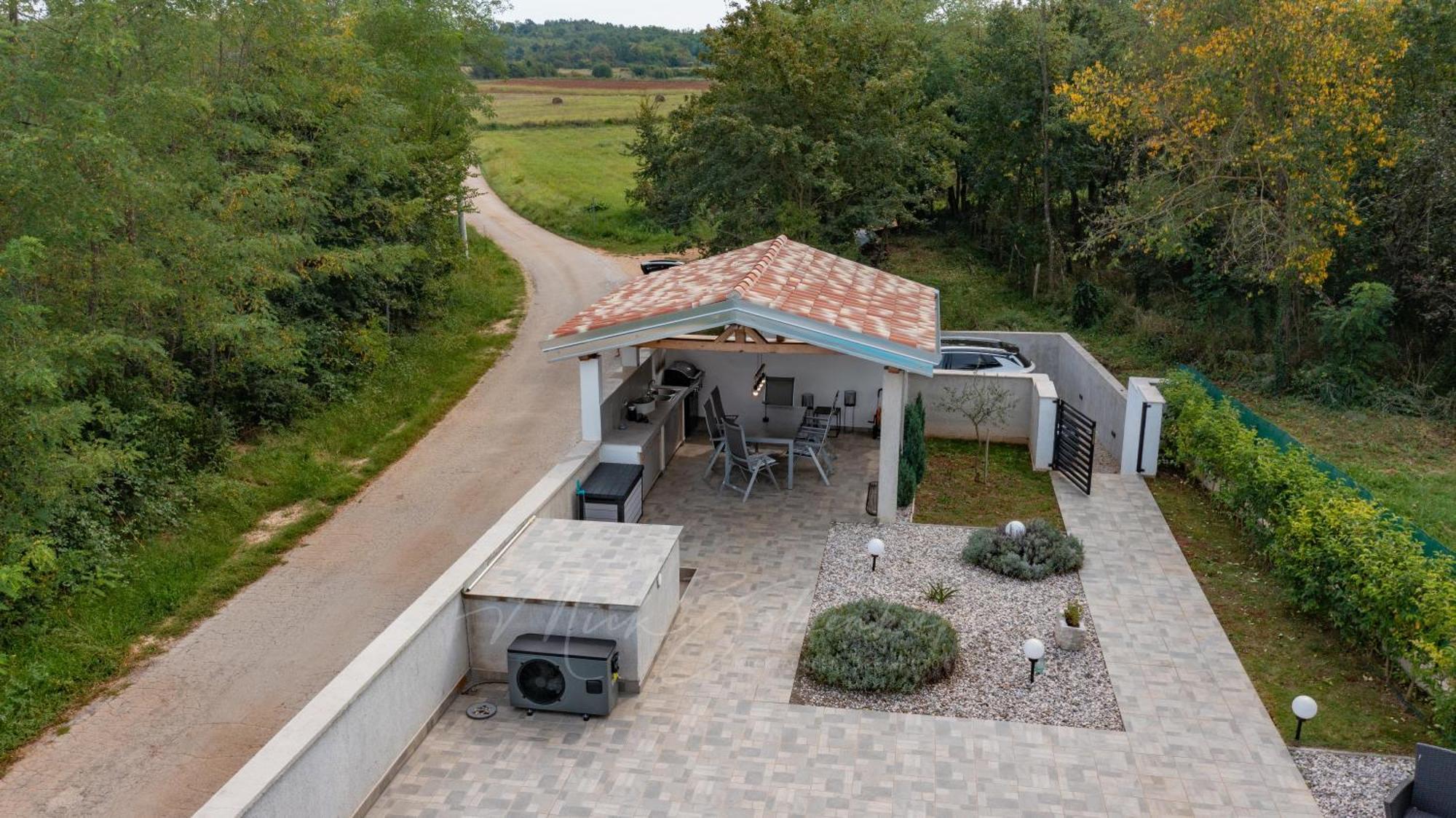 Villa Allegra Vizinada Bagian luar foto